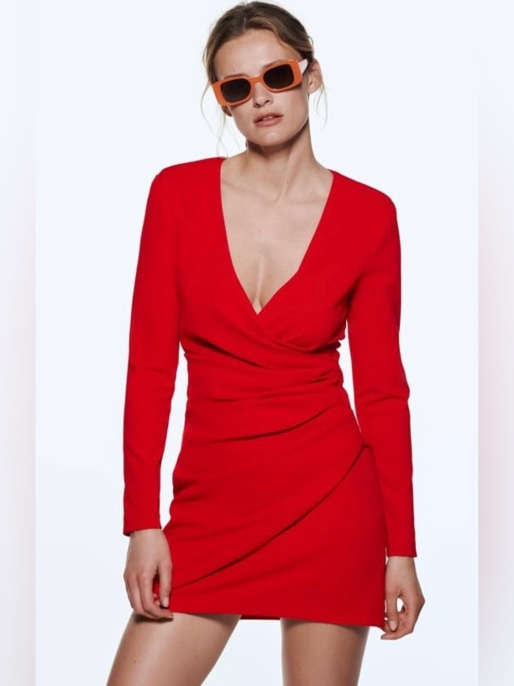 NWT ZARA Draped Dress